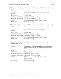 Chapter 23 According to classical macroeconomic theory, changes in the money