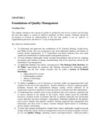 Management Chapter 2 Homework Juran Specifies Program For Quality Improvement Which
