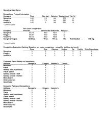 Management Chapter 7 Homework Attribute Georgios Moistness Flavor Healthy Food&nbsp;