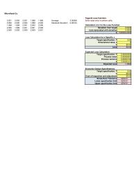 Management Chapter 7 Homework Specific Target Specification Dimensional Value Loss 000