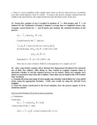 Management Chapter 8 Homework More Bin Frequency After Establishing The Control
