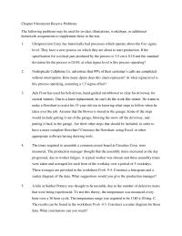 Management Chapter 9 Homework These Averages Are Provided The Worksheet Prob