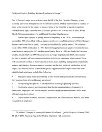 Management Chapter 10 Homework Westel Received The European Quality Award