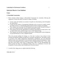 Management Chapter 13 Homework Teams Were Given The Techniques That They