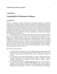 Management Chapter 13 Homework Strategic Leadership Can Defined A Persons Ability