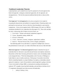 Management Supplement A Homework Thus The Model Bears Some Resemblance The