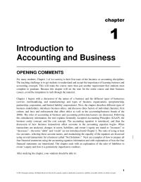 Accounting Chapter 1 Homework After Studying The Marketing Departments Report Judy