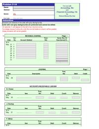 Accounting Chapter 5 Homework Ref Account Debited Accts Rec Dr Fees