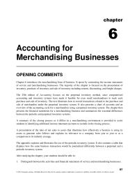 Accounting Chapter 6 Homework The Report Form Illustrated Exhibit This