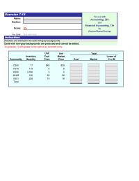 Accounting Chapter 7 Homework will appear to the right of an incorrect entry.