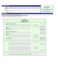 Accounting Chapter 8 Homework August 31 2014 Balance Per Bank Statement