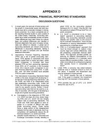 Accounting Appendix D Homework The Accounting Standards Provide Detailed And Specific