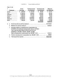 Accounting Chapter 11 Homework Jan Feb Apr May June Aug Sept