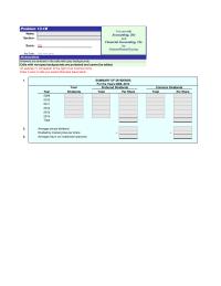 Accounting Chapter 13 Homework Enter Zero Cells You Would Otherwise Leave