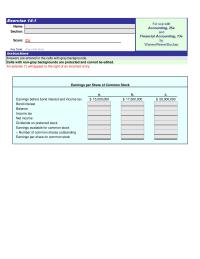 Accounting Chapter 14 Homework&nbsp;Earnings before bond interest and income tax