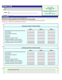 Accounting Chapter 14 Homework Shares of common stock outstanding