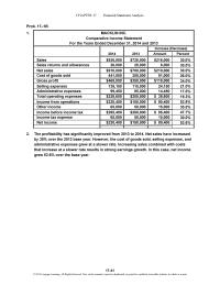 Accounting Chapter 17 Homework&nbsp;&nbsp;In this case, net income&nbsp;grew 53.6% over the base year