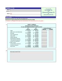Accounting Chapter 17 Homework Statement For The Years Ended December 31
