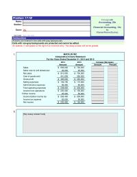 Accounting Chapter 17 Homework Macklin Inc Comparative Income Statement For The