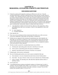 Accounting Chapter 18 Homework Add Materials Purchased During April Cost Materials