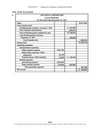Accounting Chapter 18 Homework Additionally Managerial Accounting Information Could Also Used