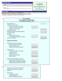 Accounting Chapter 21 Homework Rhys Company Income Statement Variable Costing For