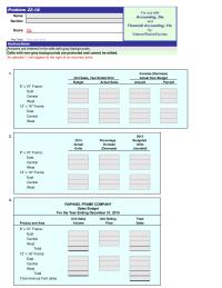 Accounting Chapter 22 Homework Unit Sales Year Ended 2014 Budget Actual