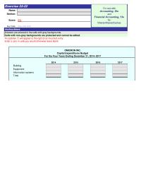 Accounting Chapter 22 Homework Answers Are Entered The Cells With Gray
