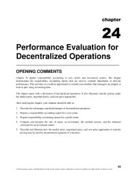 Accounting Chapter 24 Homework Key Terms Cost Price Approach Market Price