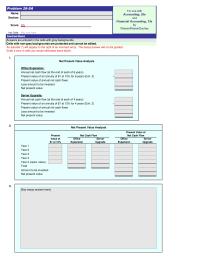 Accounting Chapter 26 Homework Present value of annual net cash flows