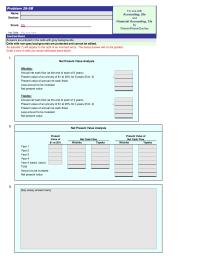 Accounting Chapter 26 Homework Present value of an annuity of $1 at 20%&nbsp;