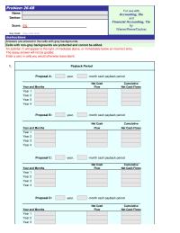 Accounting Chapter 26 Homework Cumulative Net Cash Flows&nbsp;