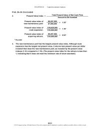 Accounting Chapter 26 Homework Capital Investment Analysis Prob 266a Continued