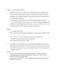 Management Chapter 8 Homework Answer See The Following Table And Figure
