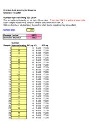 Management Chapter 8 Homework Eliminate Sample From Part Number Nonconforming Np