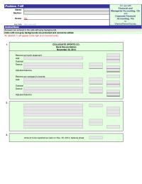Accounting Chapter 7 Homework Balance Per Bank Statement Add Deposit November