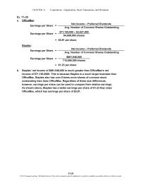 Accounting Chapter 11 Homework Common Stock 360000 Treasury