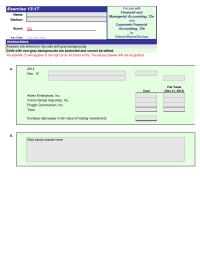 Accounting Chapter 13 Homework This is because the unrealized gain from the difference between