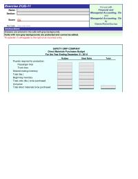 Accounting Chapter 21 Homework Total units (lbs.) to be purchased