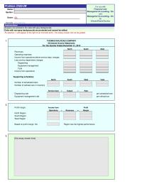 Accounting Chapter 23 Homework North Number Scheduled Trains Number Railroad Cars