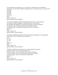 Economics Chapter 4 Calculate the tax-adjusted user cost of capital