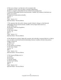 Economics Chapter 12 The Lucas critique is an objection to the assumption