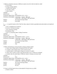 Economics Chapter 6 Which The Following Would Included The