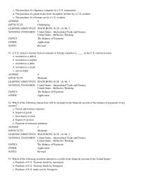 Economics Chapter 6 The purchase of a plane ticket from Australian Airlines by a U.S
