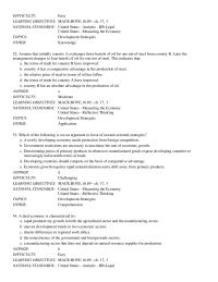 Economics Chapter 17 The existence of dual economies support the argument for