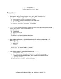 Chapter 1 E marketing Affects Traditional Marketing Which The Following