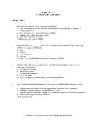Chapter 5 Which of the following is an ethical issue currently&nbsp;