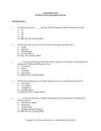 Chapter 7 What is the main reason for which consumers do not use&nbsp;