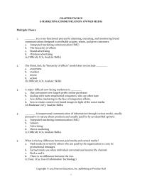 Chapter 12 What is the key difference between paid media
