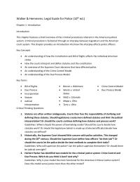 Criminal Law Chapter 1 And Why Guidelines Why Your Model The